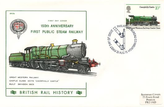Stockton & Darlington Railway, GWR Castle Class: Caerphilly Castle' Stockton & Darlington Railway, GWR Castle Class: Caerphilly Castle'