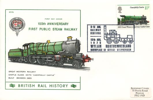 Stockton & Darlington Railway, GWR Castle Class: Caerphilly Castle' Stockton & Darlington Railway, GWR Castle Class: Caerphilly Castle'