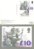 Britannia: £10
PHQ card with stamp on reverse + 4 high values Britannia: £10
PHQ card with stamp on reverse + 4 high values