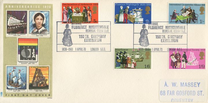 General Anniversaries 1970, The five anniversaries General Anniversaries 1970, The five anniversaries