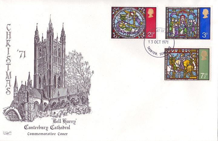 Christmas 1971, Bell Harry - Canterbury Cathedral Christmas 1971, Bell Harry - Canterbury Cathedral
