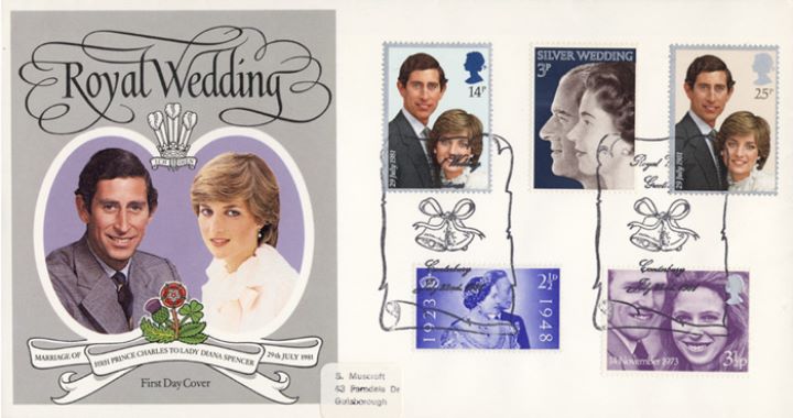 the royal wedding 1981 fdc
