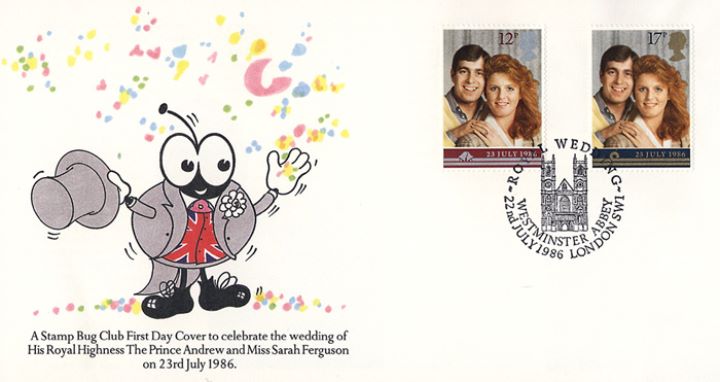 Royal Wedding 1986, Stamp Bug Club Royal Wedding 1986, Stamp Bug Club
