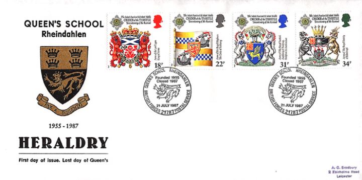 Scottish Heraldry, Queen's School Rheindahlen Scottish Heraldry, Queen's School Rheindahlen
