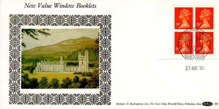 Window: Window Design: 76p, Balmoral Castle Window: Window Design: 76p, Balmoral Castle