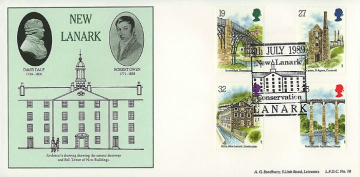 Ind. Archaeology: Stamps, New Lanark Ind. Archaeology: Stamps, New Lanark