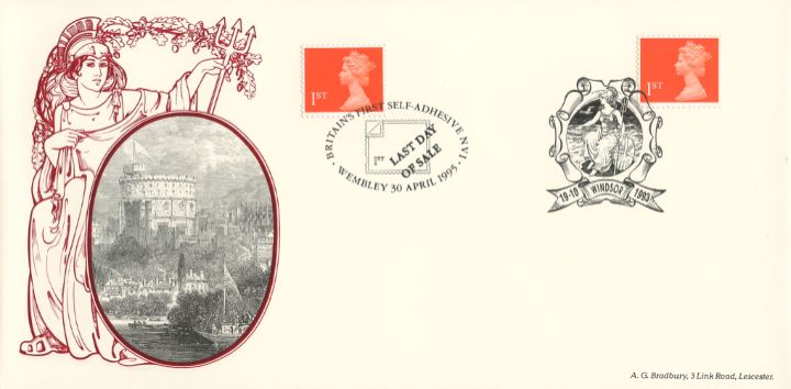 Machins (EP): Self Adhesive Definitive: 1st Flame, Britannia & Windsor Castle Machins (EP): Self Adhesive Definitive: 1st Flame, Britannia & Windsor Castle