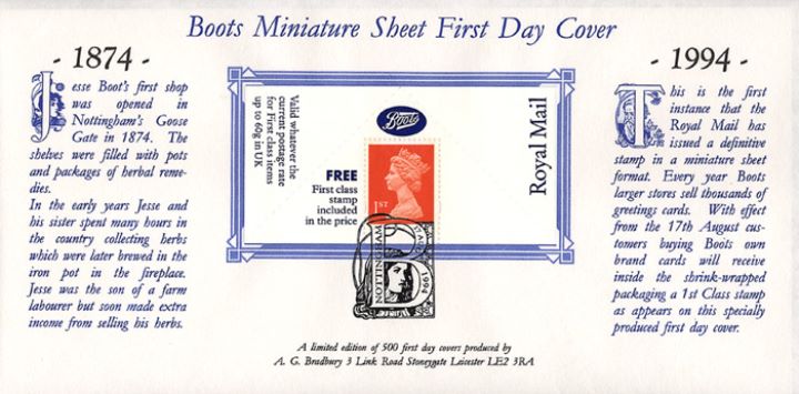 Machins (EP): Boots Greetings Card Label, Boots 1874-1994 Machins (EP): Boots Greetings Card Label, Boots 1874-1994