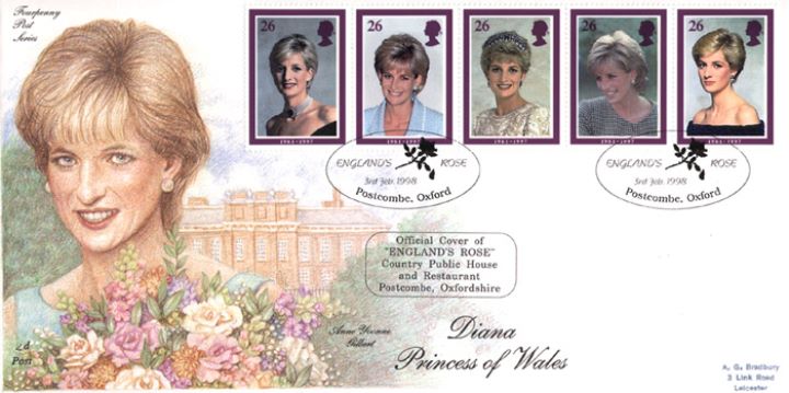 Diana, Princess of Wales, Crayon Portrait Diana, Princess of Wales, Crayon Portrait