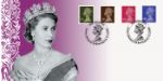Machins (EP): 17p, 22p, 62p, 90p
Queen Elizabeth Machins (EP): 17p, 22p, 62p, 90p
Queen Elizabeth