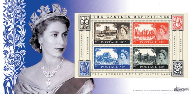 Castles: Miniature Sheet, HM The Queen - Set of 4 Castles: Miniature Sheet, HM The Queen - Set of 4