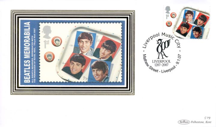 The Beatles: Miniature Sheet, Tea Tray The Beatles: Miniature Sheet, Tea Tray