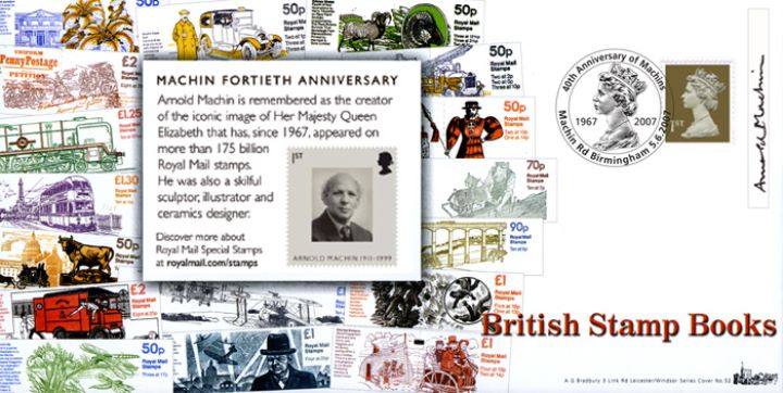 Self Adhesive: Machin 40 Years: 6 x 1st , British Stamp Books Self Adhesive: Machin 40 Years: 6 x 1st , British Stamp Books