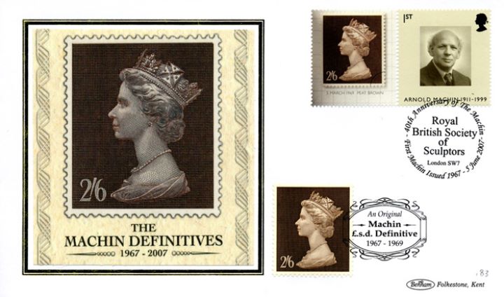 Machin 40 Years: Generic Sheet, The first Machin stamps Machin 40 Years: Generic Sheet, The first Machin stamps