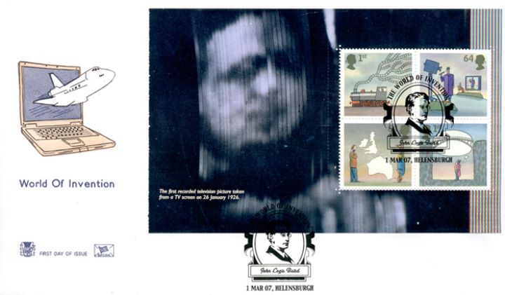 PSB: World of Invention - Pane 3, First recorded television picture PSB: World of Invention - Pane 3, First recorded television picture
