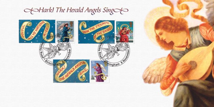 Christmas 2007: Generic Sheet, Angel with Mandolin Christmas 2007: Generic Sheet, Angel with Mandolin