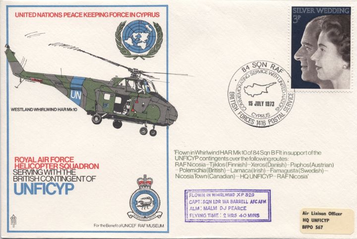 United Nations Peace Keeping Force in Cyprus, RAF Helicopter Squadron United Nations Peace Keeping Force in Cyprus, RAF Helicopter Squadron