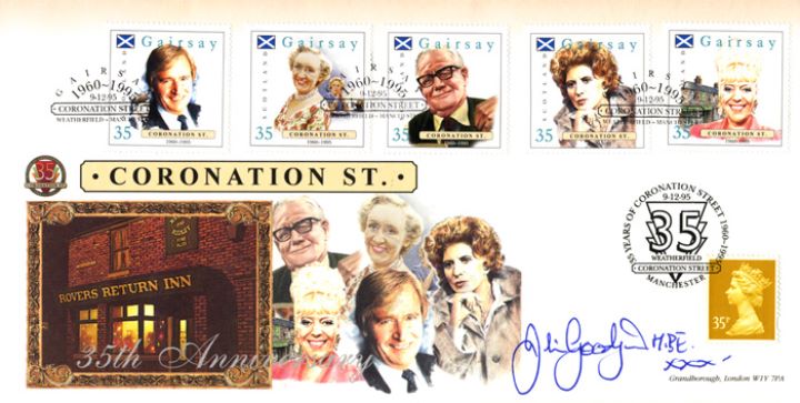 Coronation Street, Rovers Return signed by Bet Lynch Coronation Street, Rovers Return signed by Bet Lynch