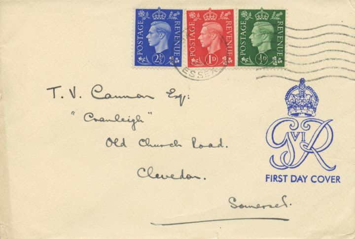 KGVI: 1/2d, 1d, 2 1/2d, The first King George VI definitive stamps KGVI: 1/2d, 1d, 2 1/2d, The first King George VI definitive stamps
