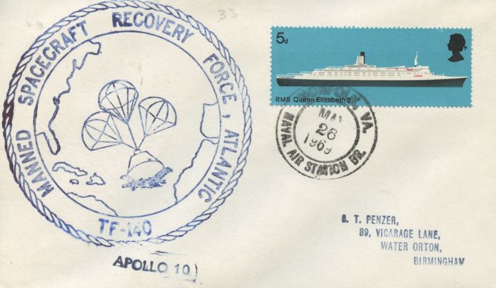 Apollo 10, Manned Spacecraft Recovery Force Atlantic Apollo 10, Manned Spacecraft Recovery Force Atlantic