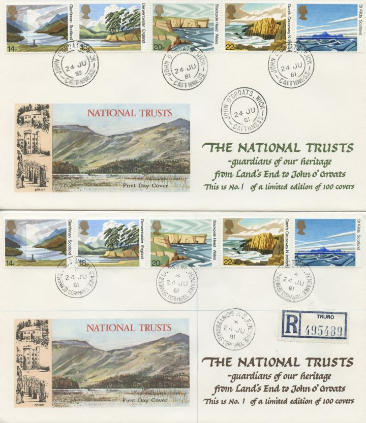 National Trusts, Land's End to John O'Groats National Trusts, Land's End to John O'Groats