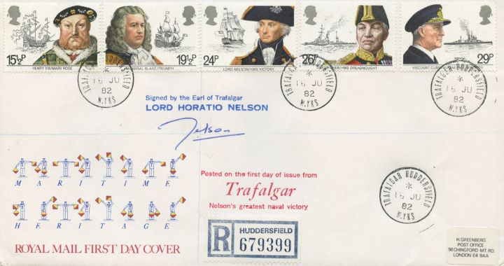 Maritime Heritage, Signed by present Earl of Trafalgar Maritime Heritage, Signed by present Earl of Trafalgar