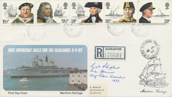 Maritime Heritage, HMS Invincible Sails for the Falklands Maritime Heritage, HMS Invincible Sails for the Falklands