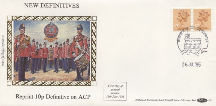 Machins: 9p, 9 1/2p, 10p, 10 1/2p, 11p 20p, Reprint 10p Defin on ACP Machins: 9p, 9 1/2p, 10p, 10 1/2p, 11p 20p, Reprint 10p Defin on ACP