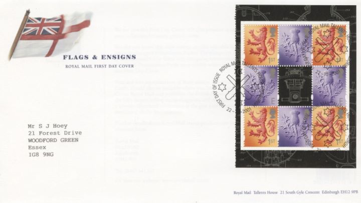 PSB: Submarines - Pane 4, Flags & Ensigns PSB: Submarines - Pane 4, Flags & Ensigns