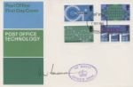 Post Office Technology, Post Office FDC
Autographed By: John Stonehouse (Postmaster General) Post Office Technology, Post Office FDC
Autographed By: John Stonehouse (Postmaster General)