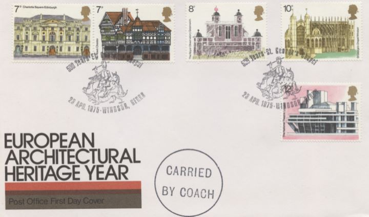 European Architectural Heritage Year, Special Handstamps European Architectural Heritage Year, Special Handstamps