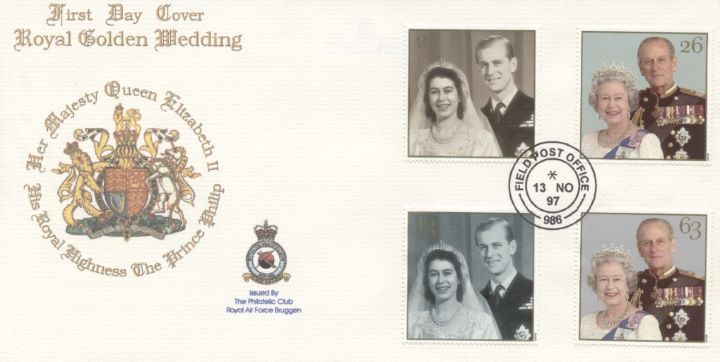 Golden Wedding, Royal Coat of Arms Golden Wedding, Royal Coat of Arms