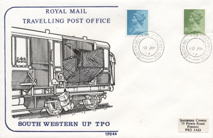 TPO Postmarks, Travelling Post Office TPO Postmarks, Travelling Post Office