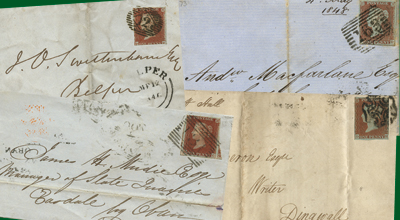 Penny Reds on Cover - IMPERFORATE