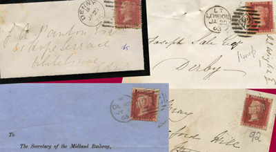 Penny Reds on Envelopes - PERFORATED