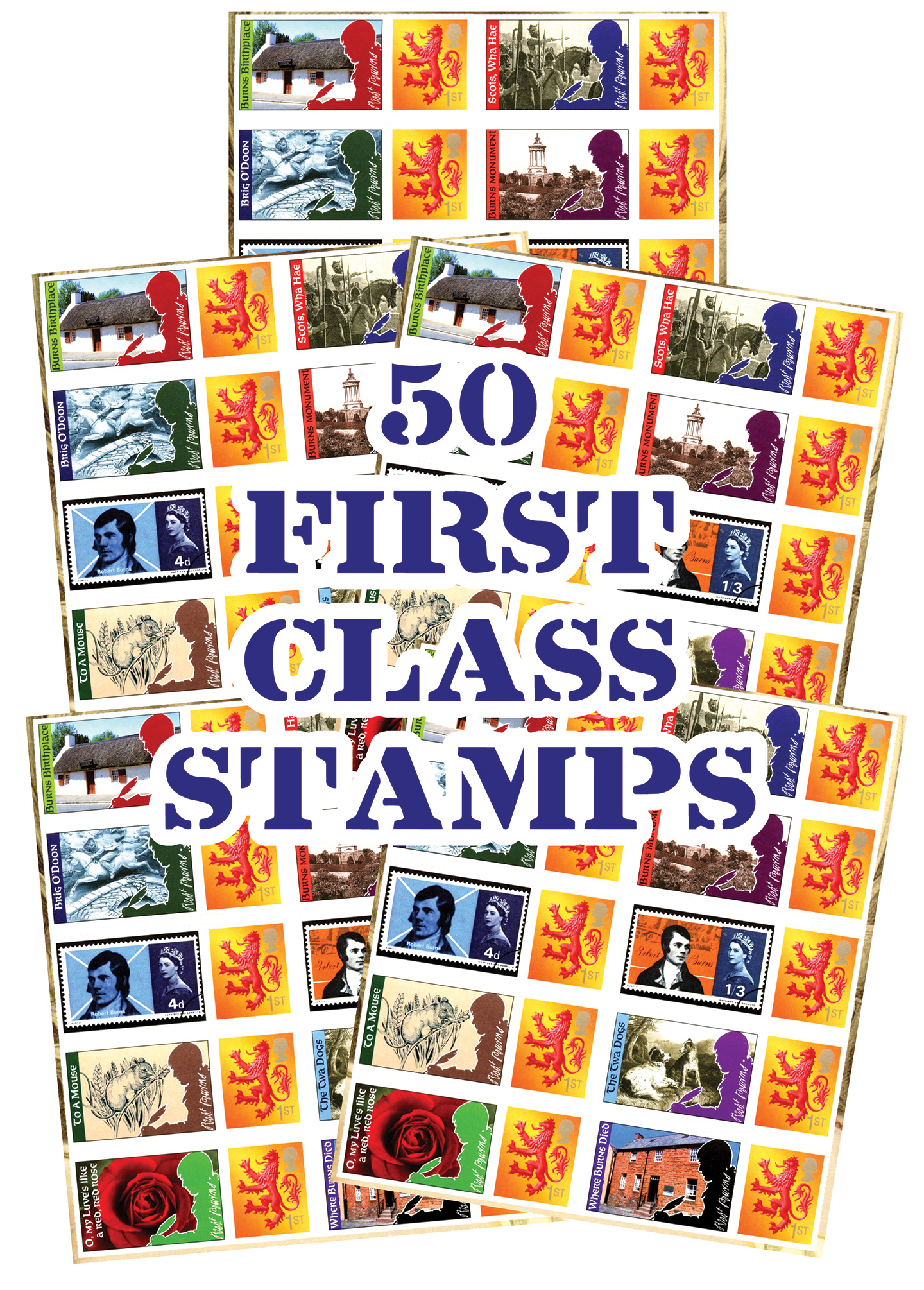 Burns Stamps - SAVE £6 Burns Stamps - SAVE £6
