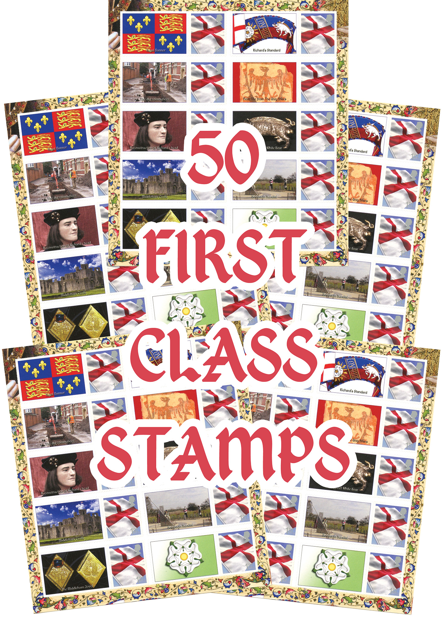 Richard III Stamps - SAVE £6 Richard III Stamps - SAVE £6