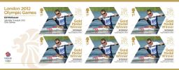 Canoe Sprint - Men’s Kayak Single: Olympic Gold Medal 26: Miniature Sheet Canoe Sprint - Men’s Kayak Single: Olympic Gold Medal 26: Miniature Sheet