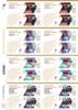 Paralympic Gold Medals 22,23,24,25  [Gold Medallist Stamp Sheet]