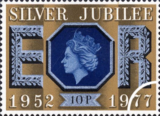 1977 silver jubilee stamp