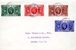 King George V Silver Jubilee
Plain cover