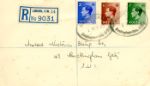 KEVIII: 1/2d, 1 1/2d, 2 1/2d
Buckingham Gate Postmark