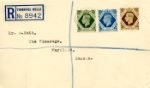 KGVI: 9d, 10d, 1s
Plain Cover