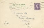 KGVI: 3d Pale Violet
Post Card