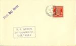 Guernsey 1d (Arms)
Plain Cover