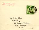 KGVI: 2s 6d Green
Plain Cover