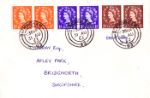 Wildings: 1/2d, 1d, 2d
Plain covers with cds postmarks