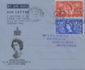 Elizabeth II Coronation
Overprinted Air Letter