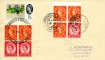 Stitched: QEII: 2s for holiday resorts
Double dated with 1964 issue