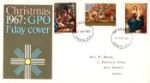 Christmas 1967 (3d & 1/6d)
Double-dated Post Office covers